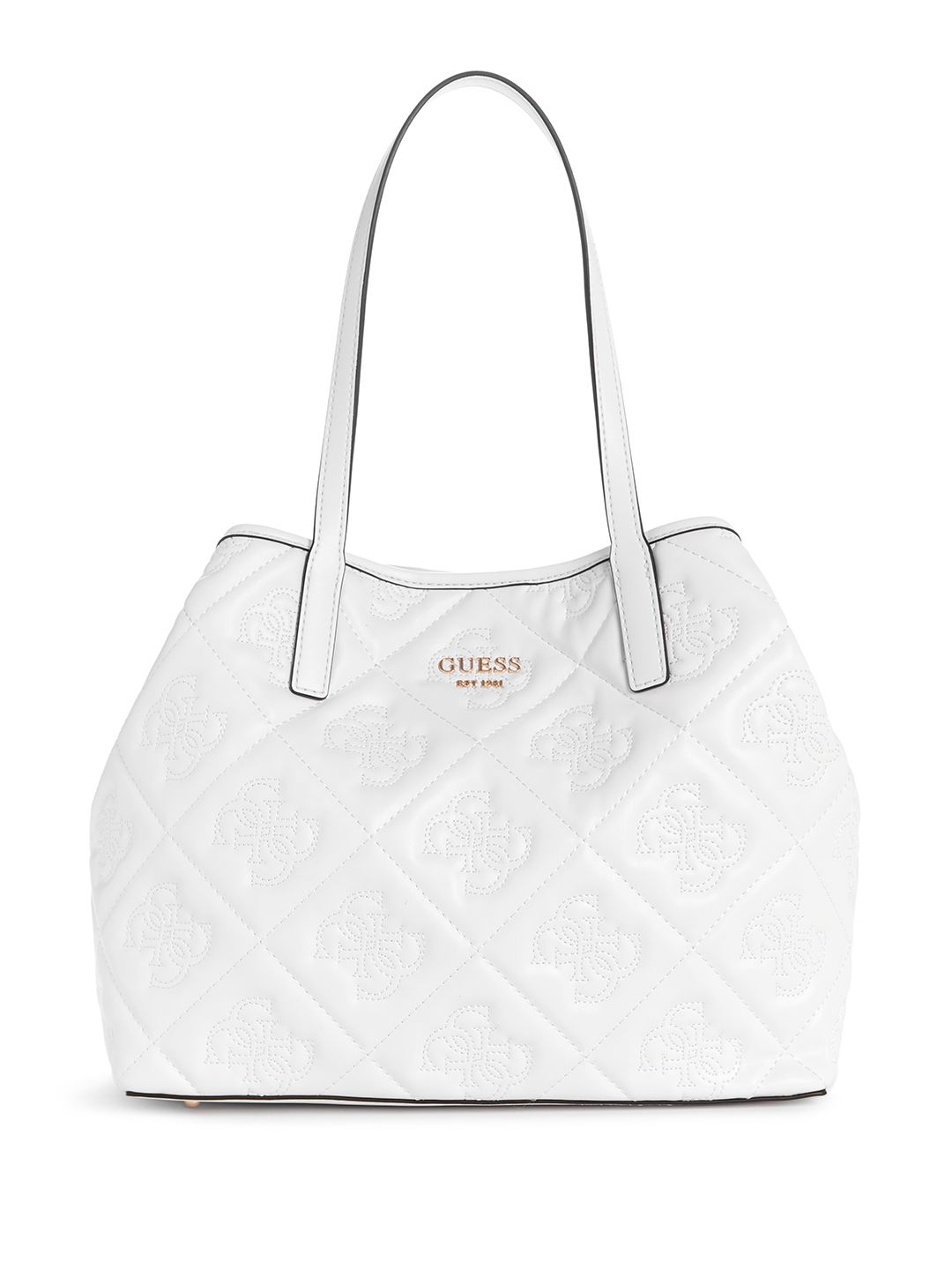 Buy GUESS Vikky Brand Logo Printed Small Structured Shoulder Bag -  - Accessories for Women
