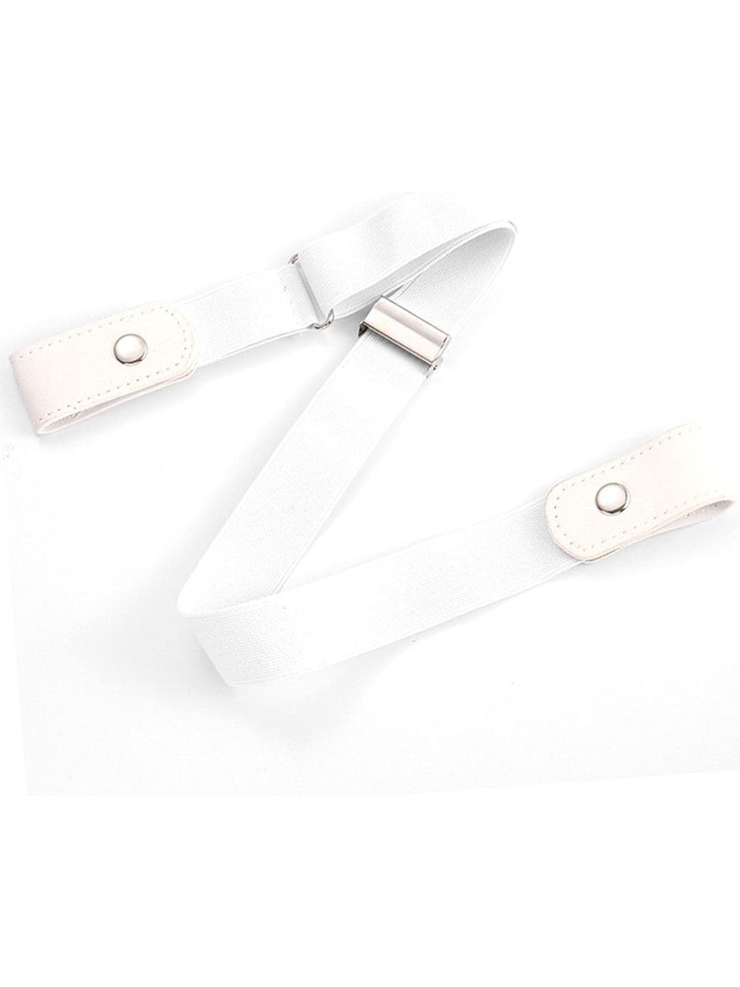 SYGA Women Punch-Free Decoration Flower buckle Style Lazy Stretchable Belt