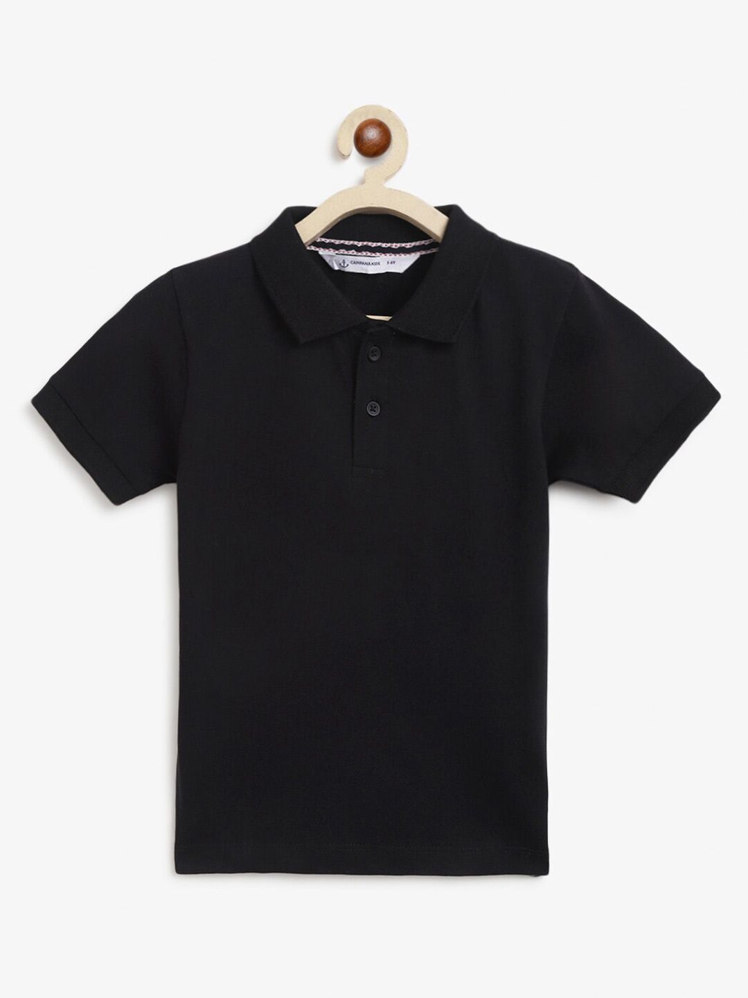 Campana Boys Polo Collar Short Sleeves Cotton T-shirt