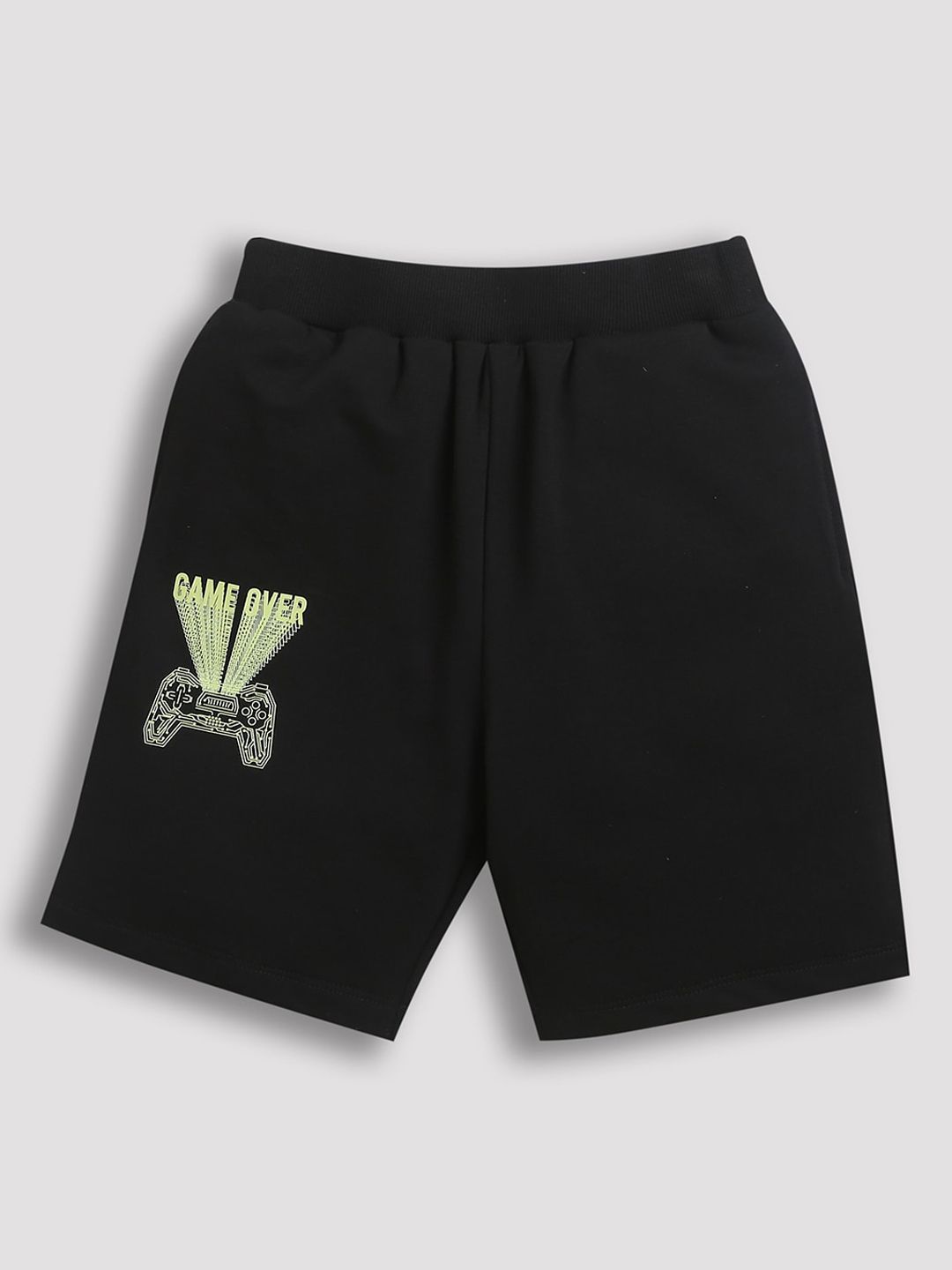 ZIP ZAP ZOOP Boys Mid Rise Pure Cotton Shorts