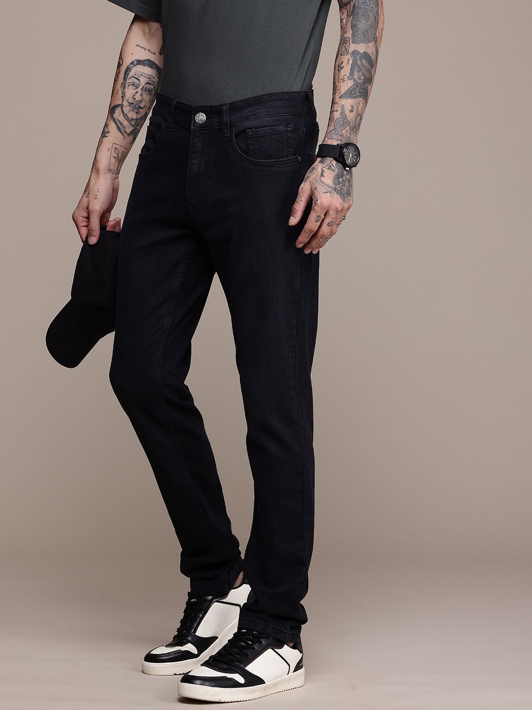 WROGN Men Slim Fit Stretchable Jeans