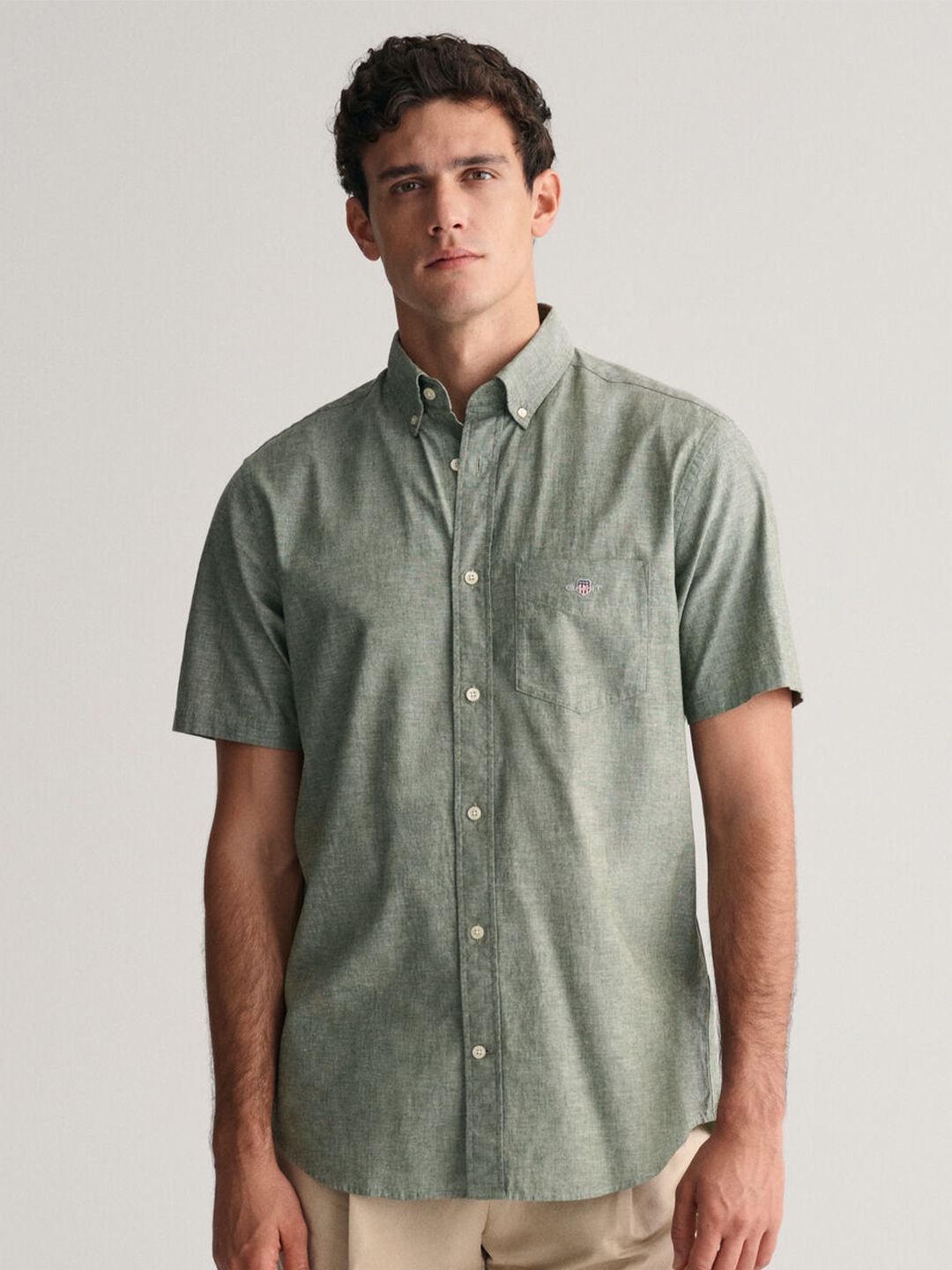 GANT Regular Fit Button Down Casual Shirts