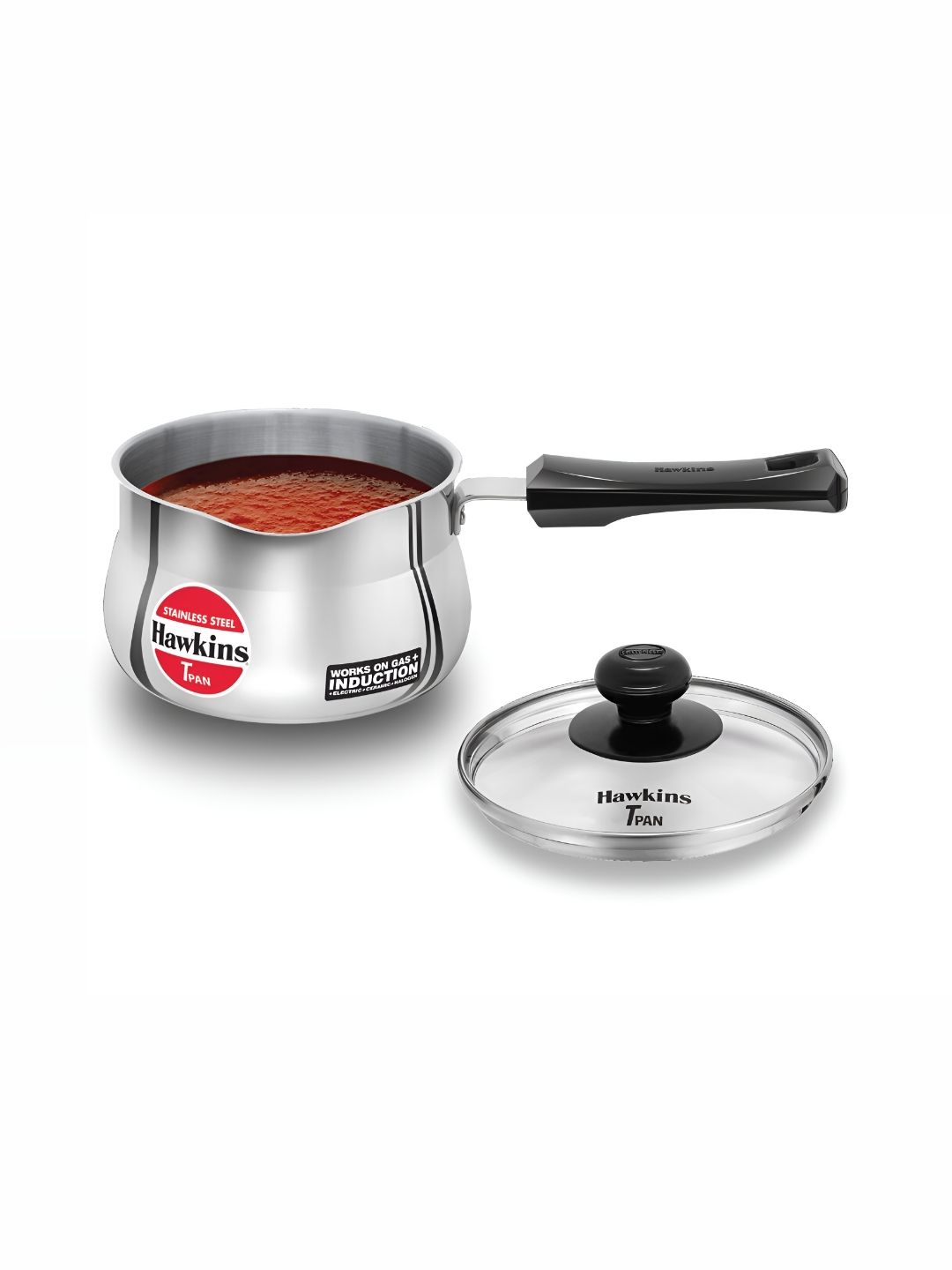 Hawkins Silver 1.5L Saucepan with Lid SST15G