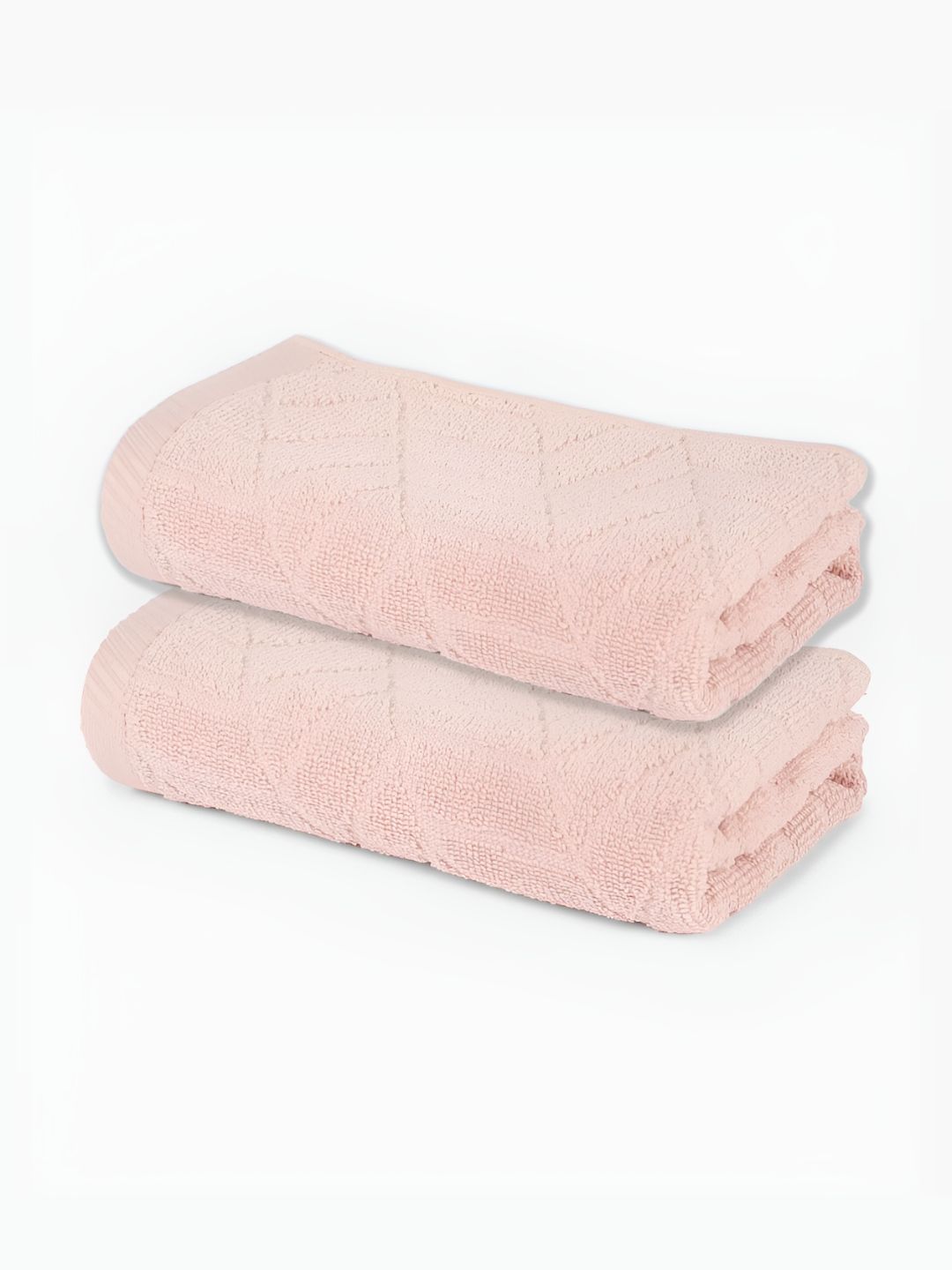 Jockey Pack Of 2 Cotton Terry Ultrasoft and Durable Patterned Hand Towel-T202