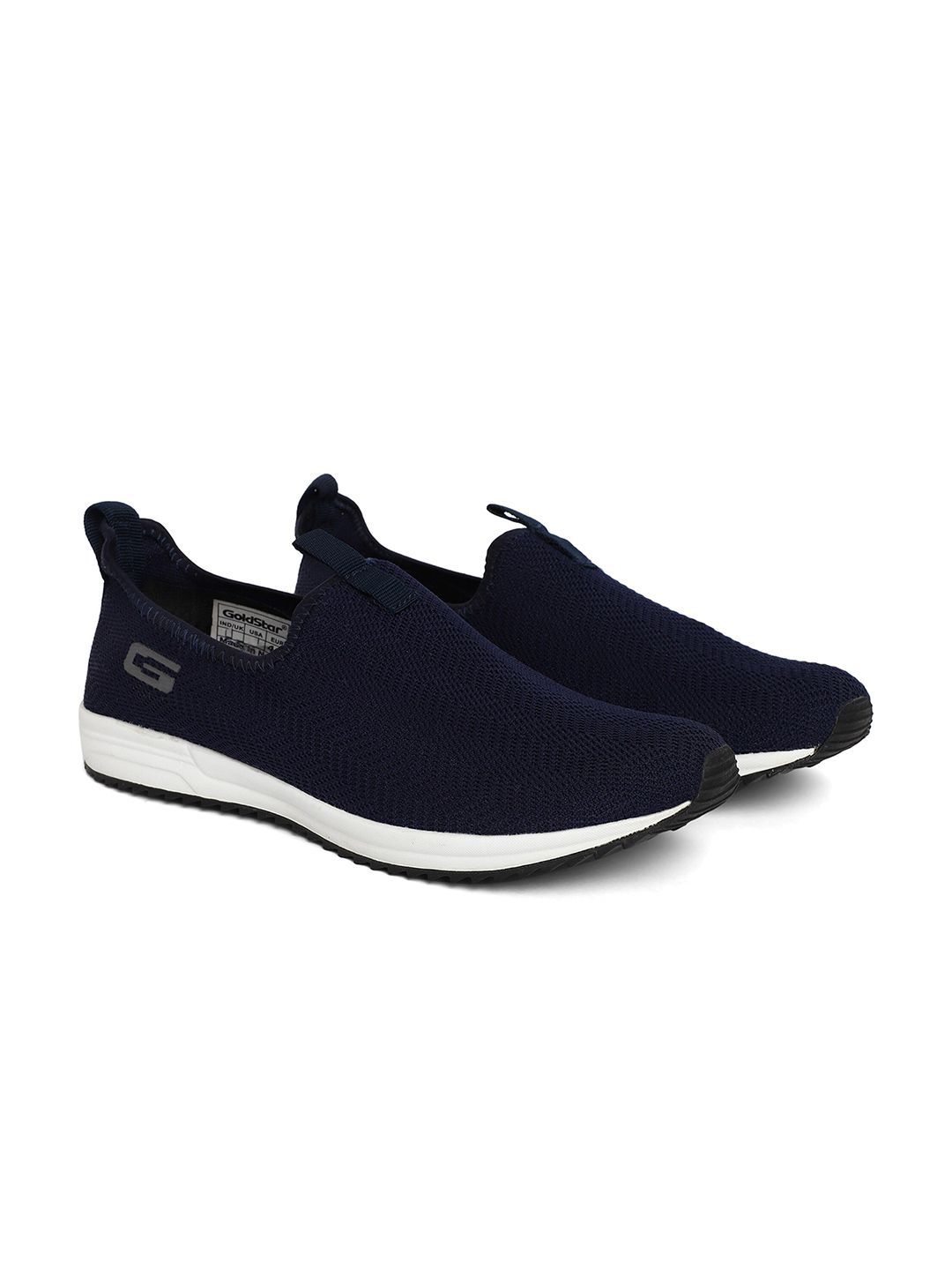 Goldstar Men Textured Slip-On Walking Shoes