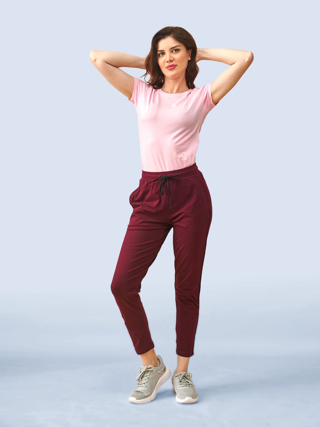 LYRA Cotton Slim-Fit Lounge Pants