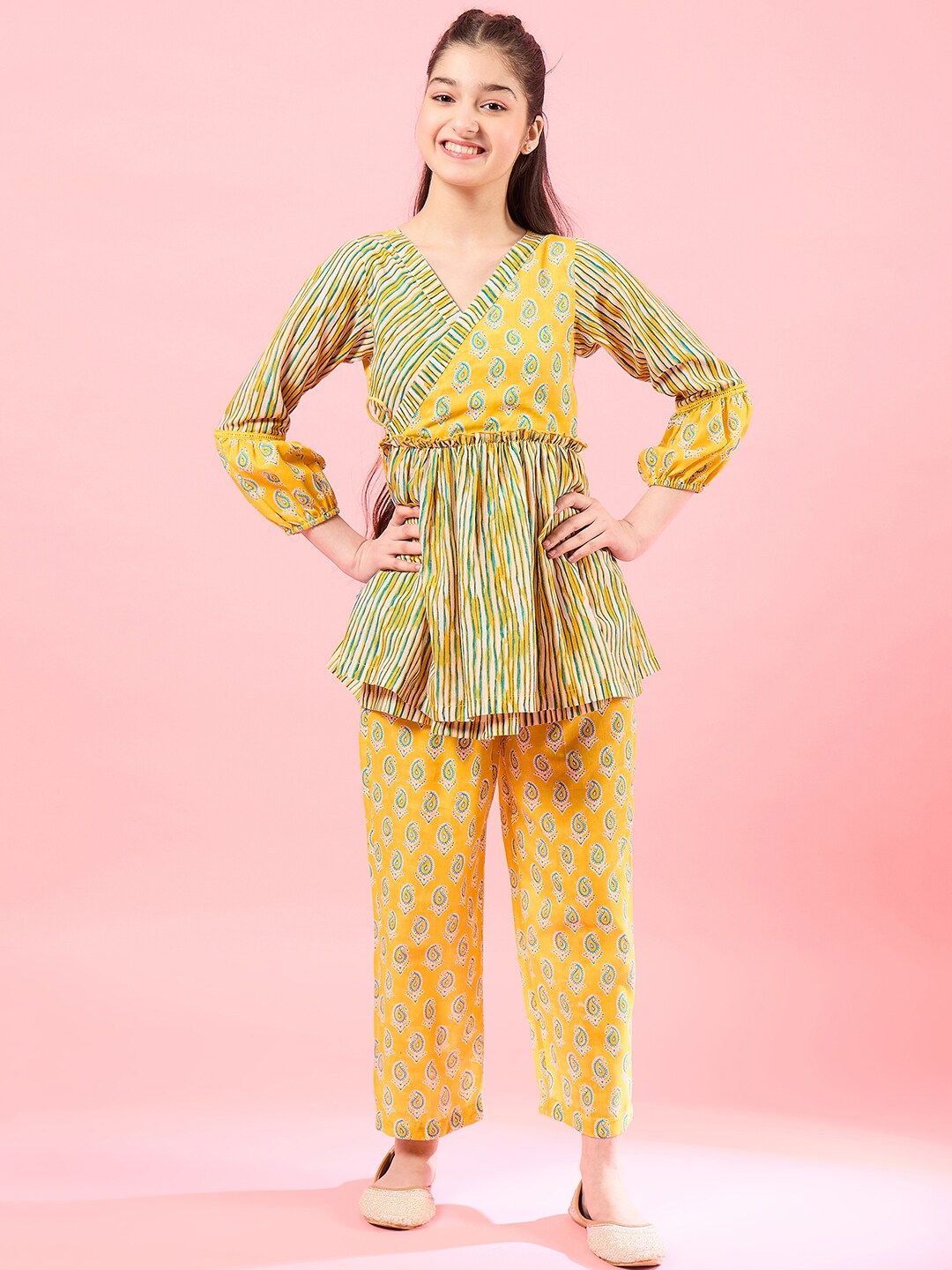pspeaches Girls Checked Pyjamas