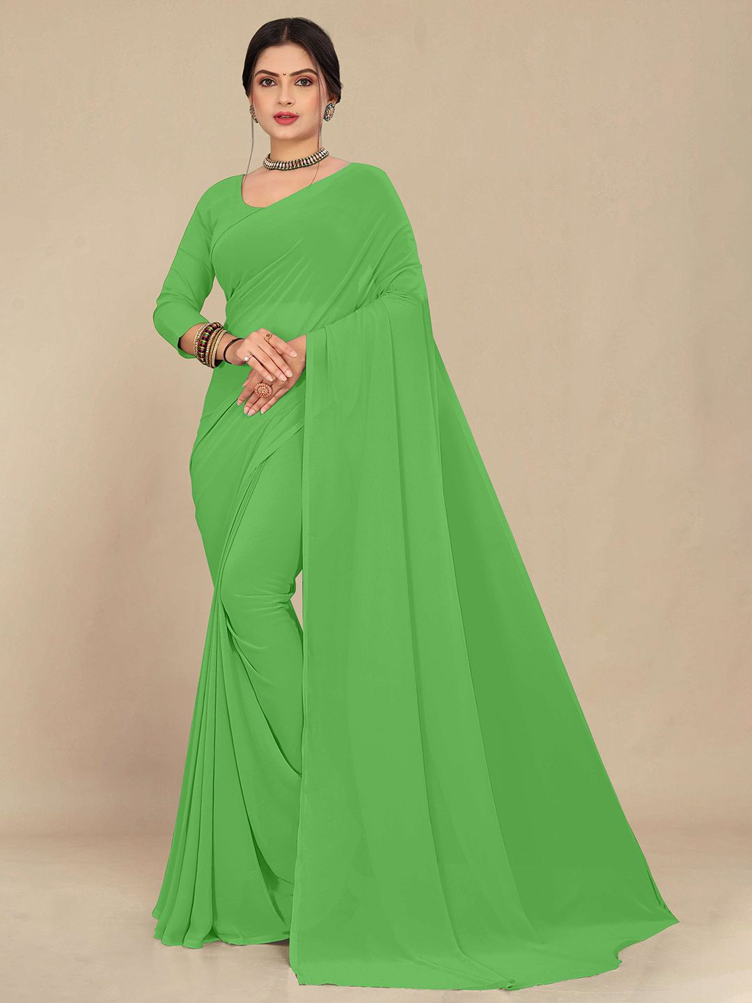 STAVA CREATION Pure Georgette Saree