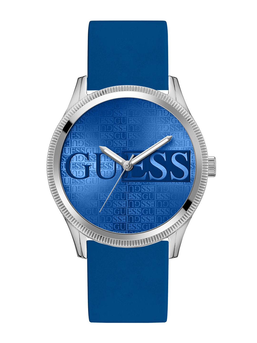 GUESS Round 44mm Blue Dial Analog Men Watch - GW0726G1