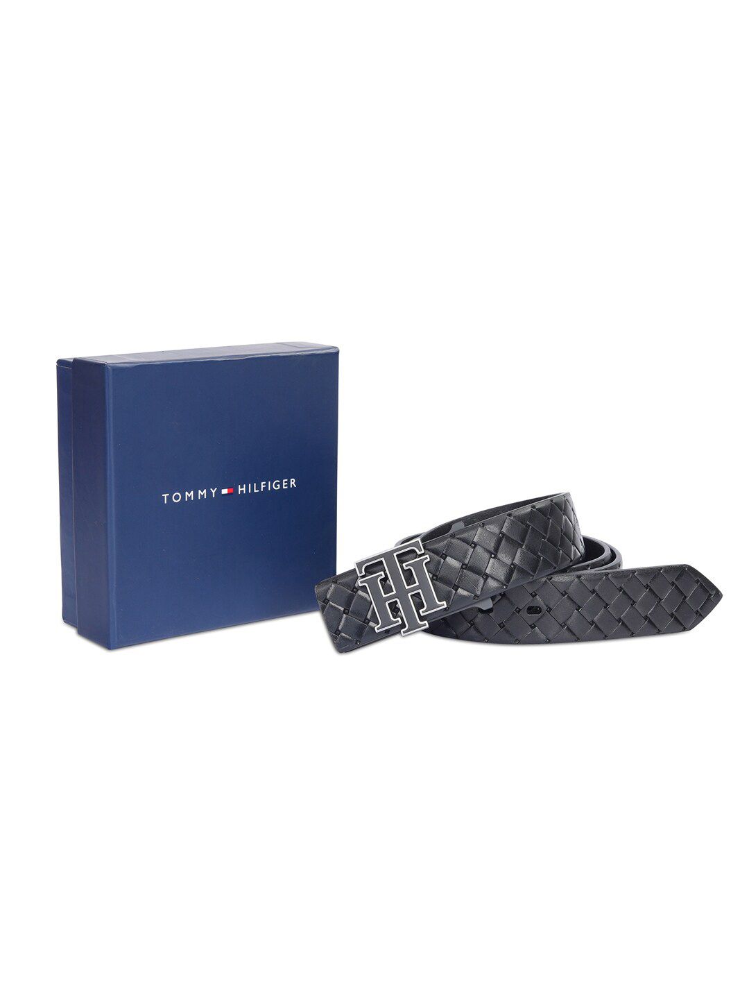 Tommy Hilfiger Men Textured Leather Belt