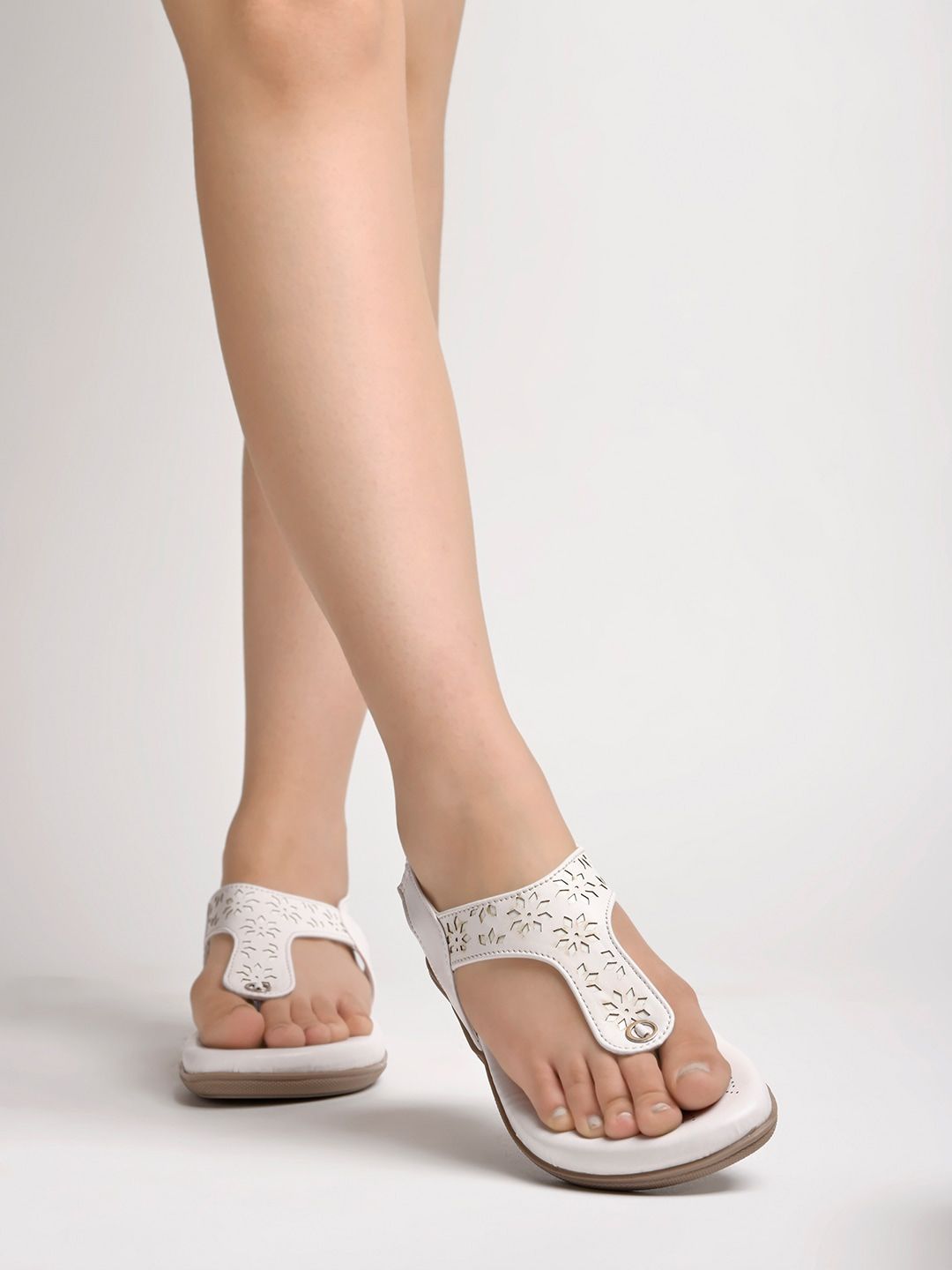 Shoetopia Girls Open Toe Flats