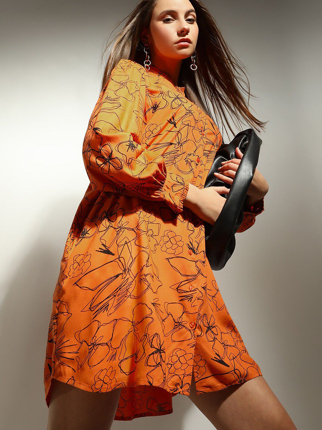 Vero Moda Ethnic Motifs Print Fit & Flare Dress