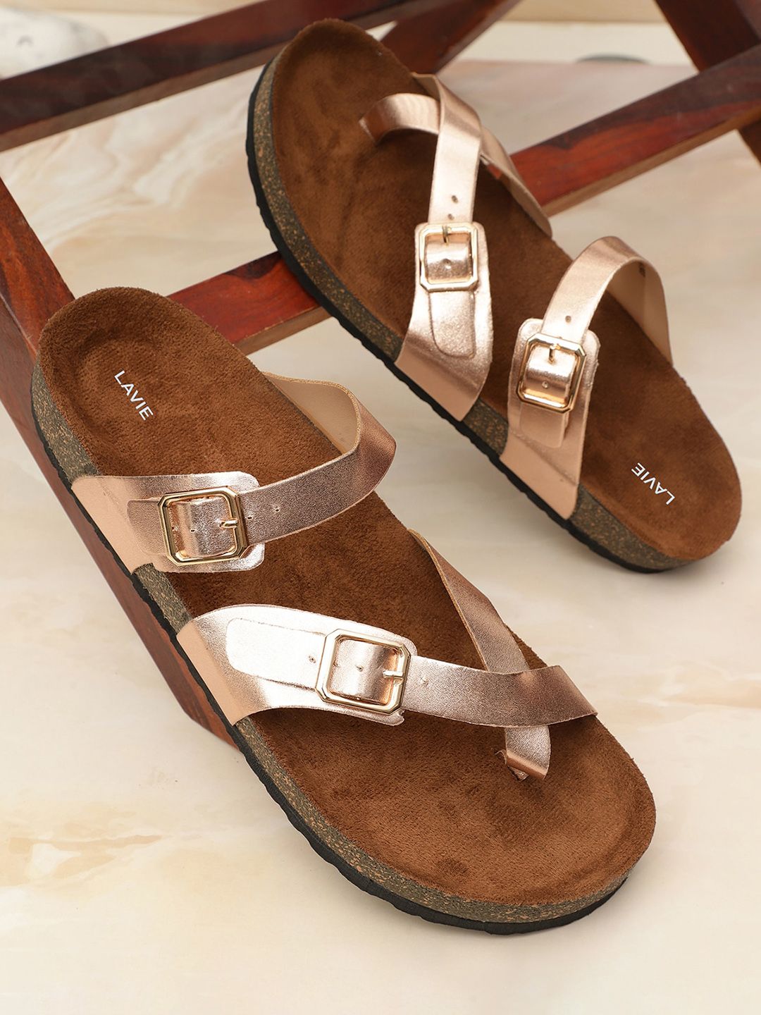 Lavie One Toe Flats with Buckles
