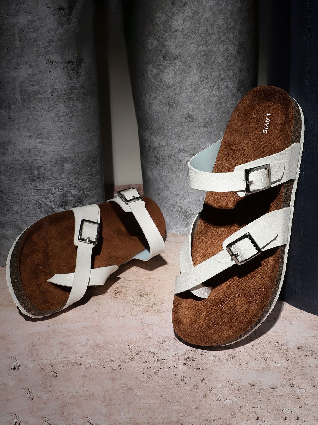 Lavie Buckle Detail One Toe Flats