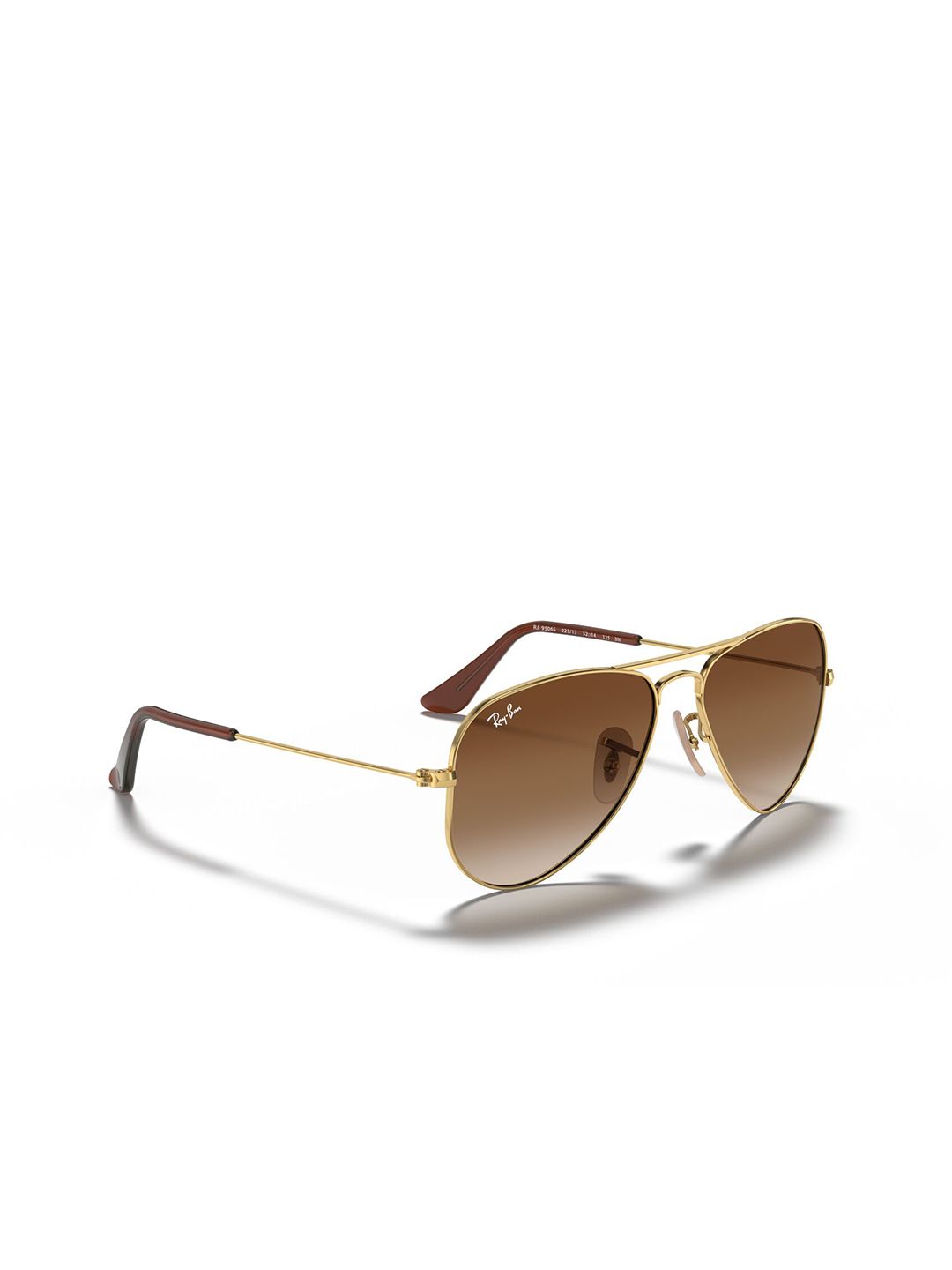 RAY-BAN Kids Unisex Gradient Brown Lens Pilot Sunglasses - 0RJ9506S223/1350
