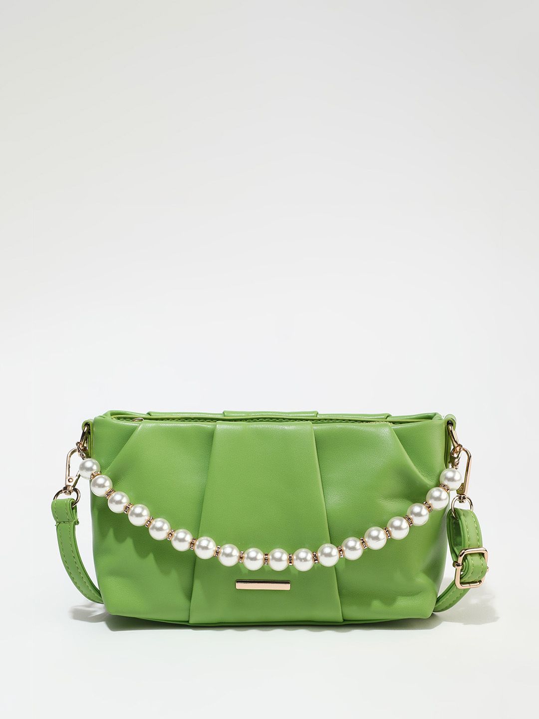 LULU & SKY PU Structured Handheld Bag