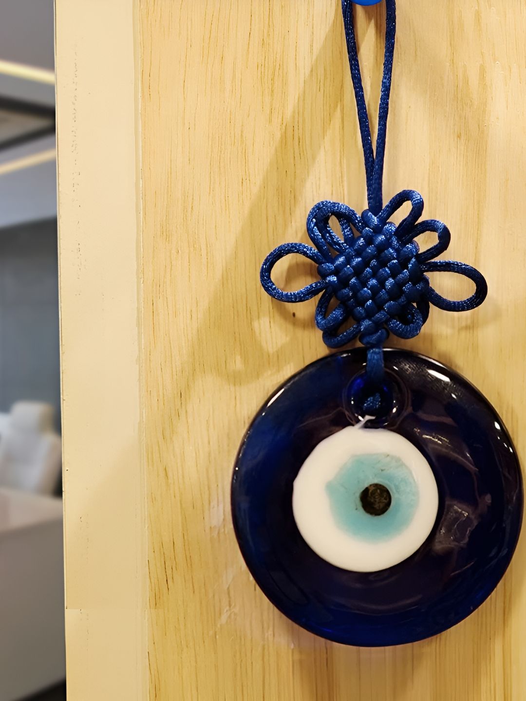 Shubhanjali Blue Evil Eye Nazar Battu Windchimes