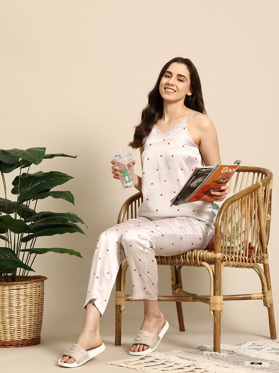 Women Printed Night suit