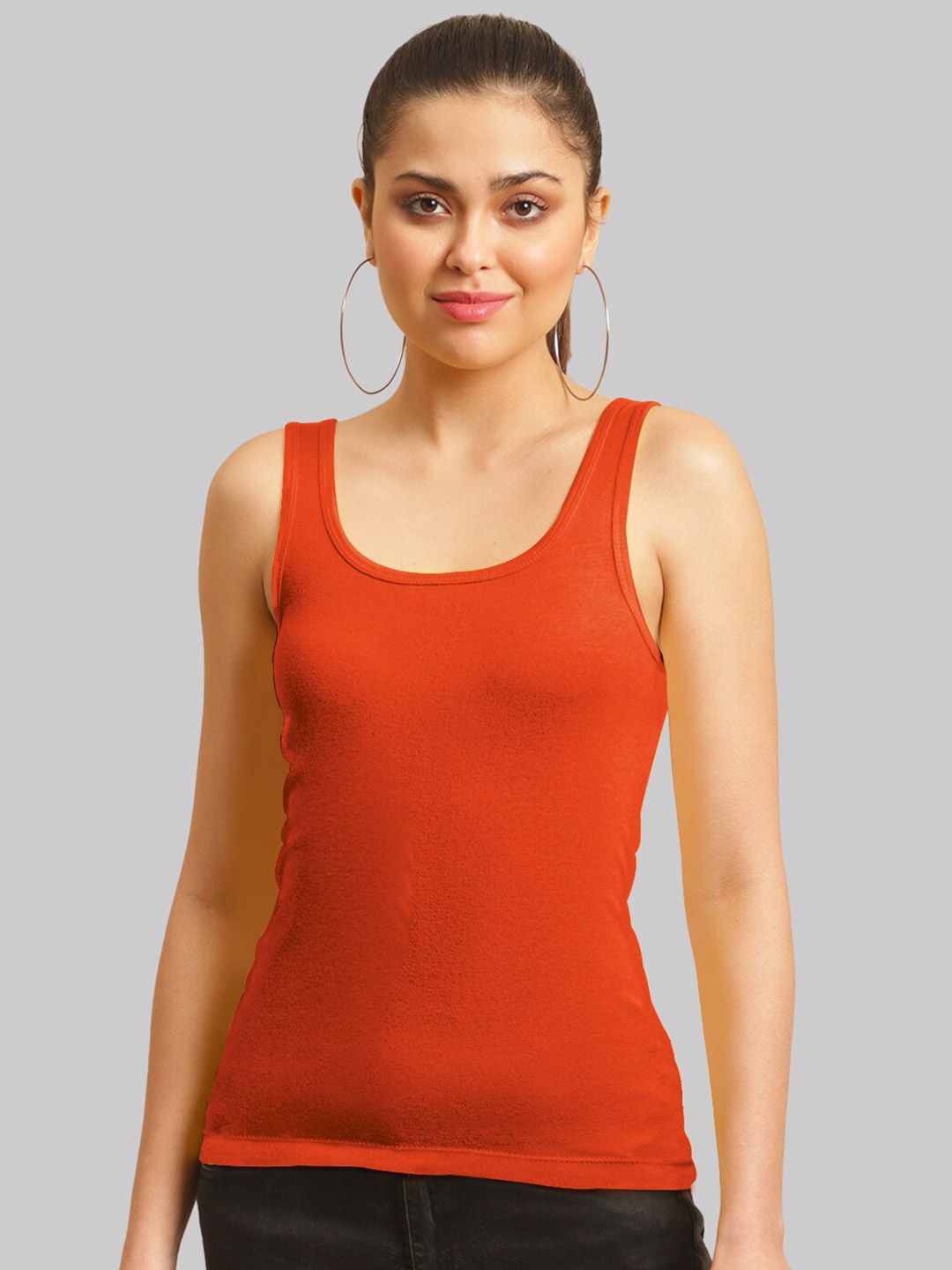 FBAR Scoop Neck Sleeveless Cotton Tank Top
