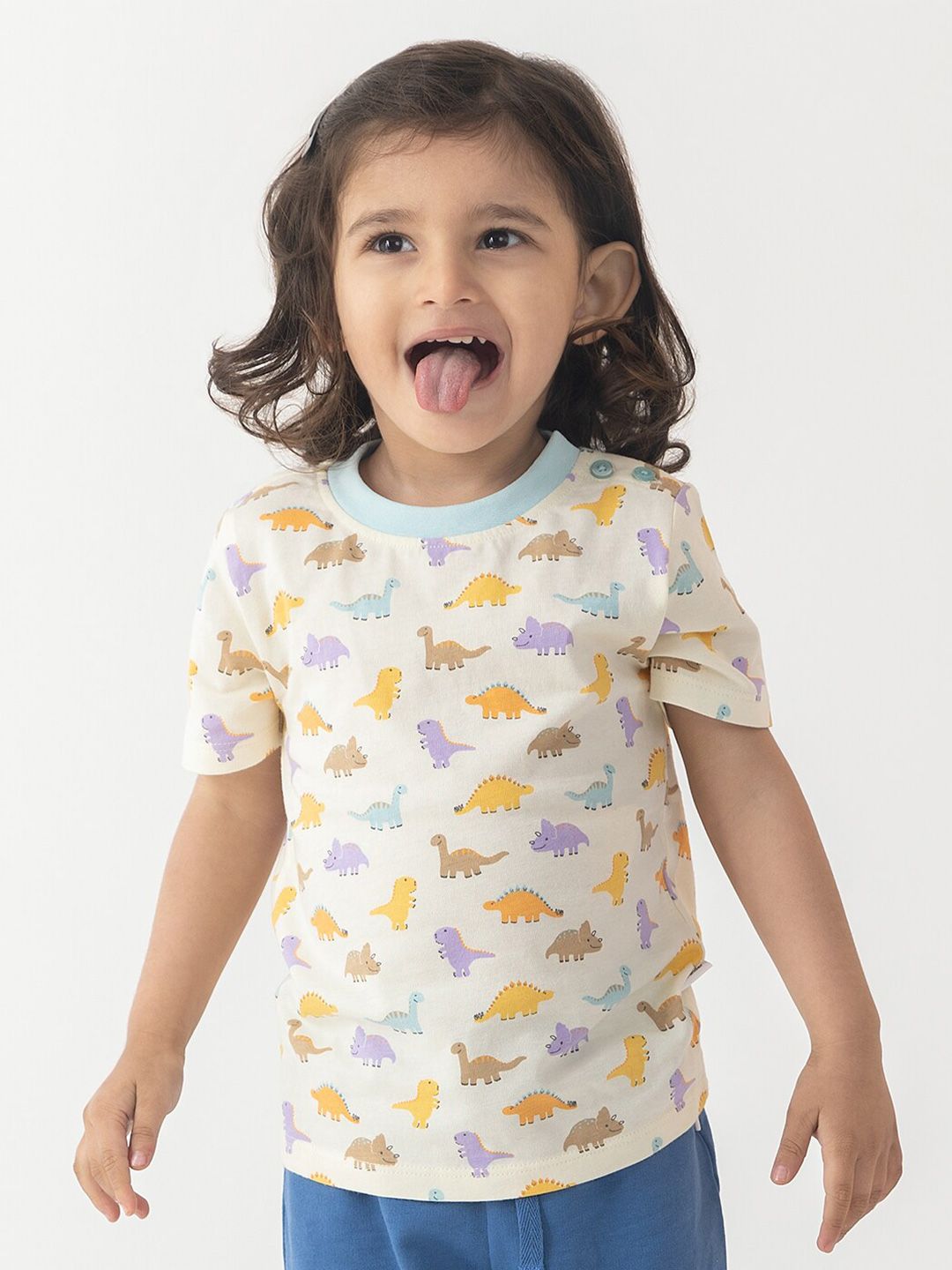 haus & kinder Infant Boys Printed Pure Cotton T-shirt
