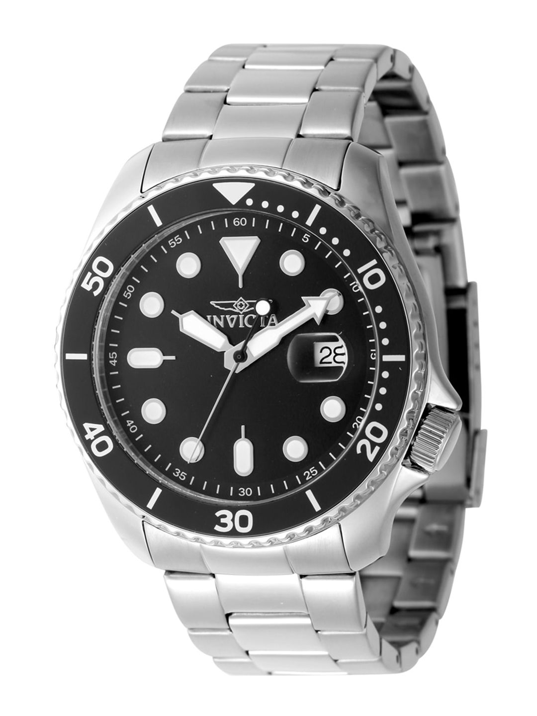 Invicta Men Pro Diver 50 M Quartz Black Dial Analog Watch - 47160