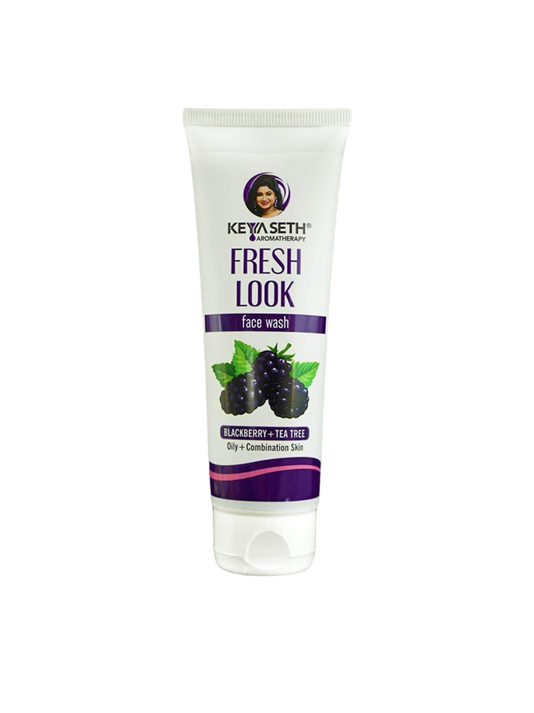 KEYA SETH AROMATHERAPY  Fresh Look Blackberry & Tea Tree Face Wash - 100 ml