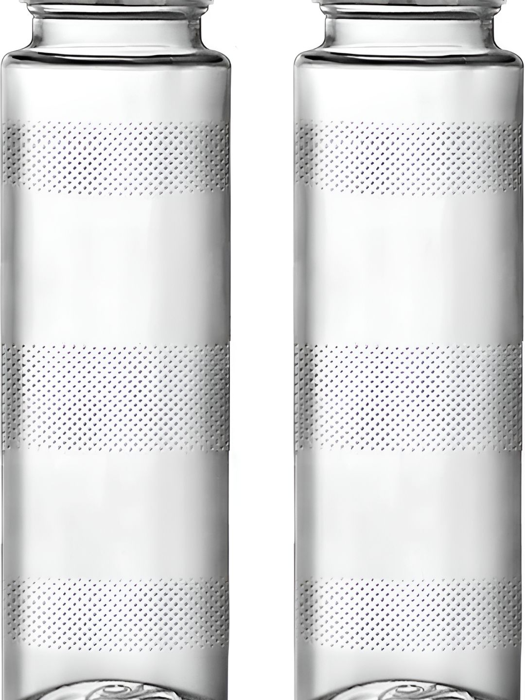 tyche enterprises Transparent Glass Spill Proof 2 Piece Water Bottle - 750ml