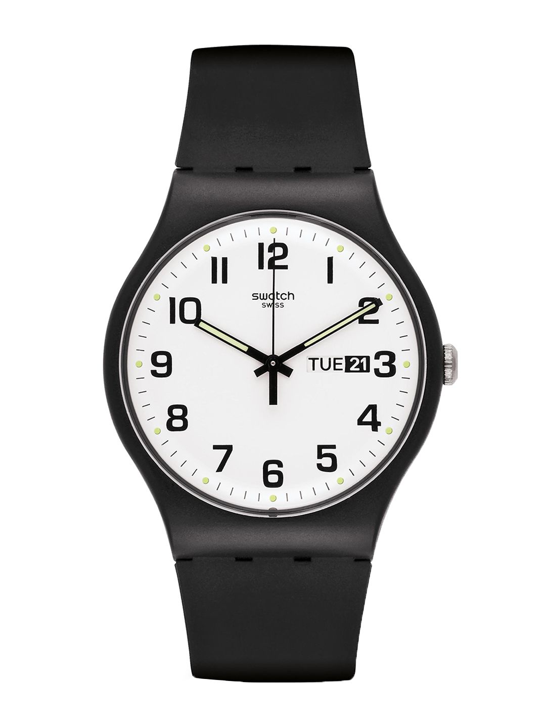 Swatch Unisex Ceramic Straps Analogue Watch SO29B703