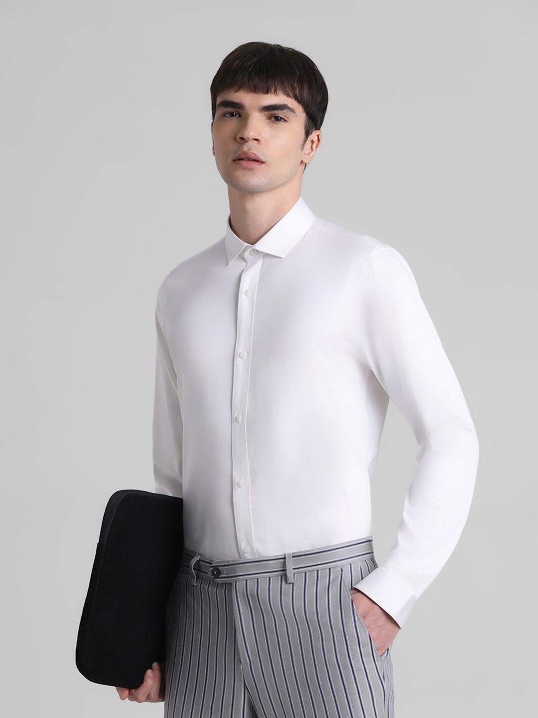 Jack & Jones Men Slim Fit Opaque Casual Shirt