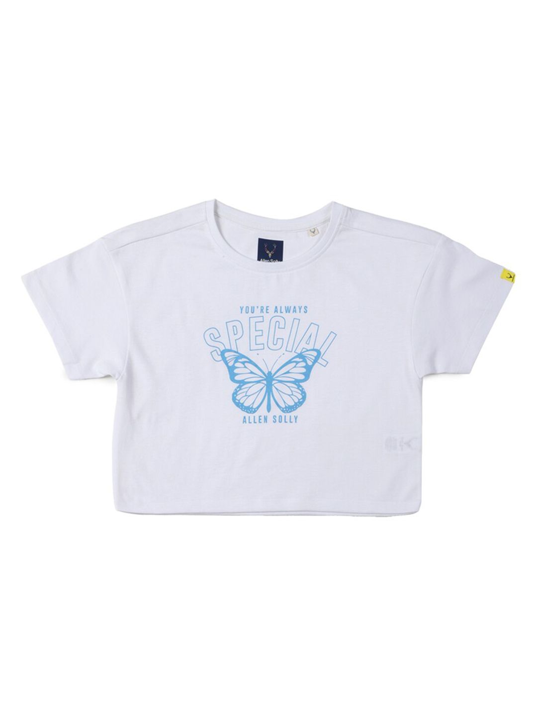 Allen Solly Junior Girls Printed Applique T-shirt