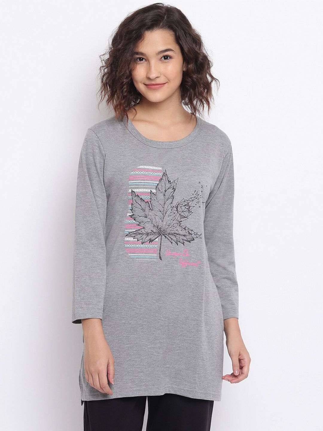 Duchess Print Longline Top