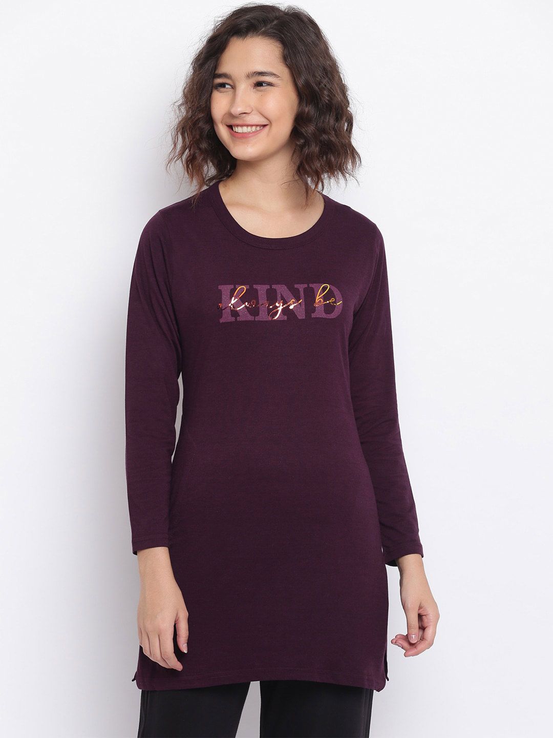 Duchess Print Longline Top