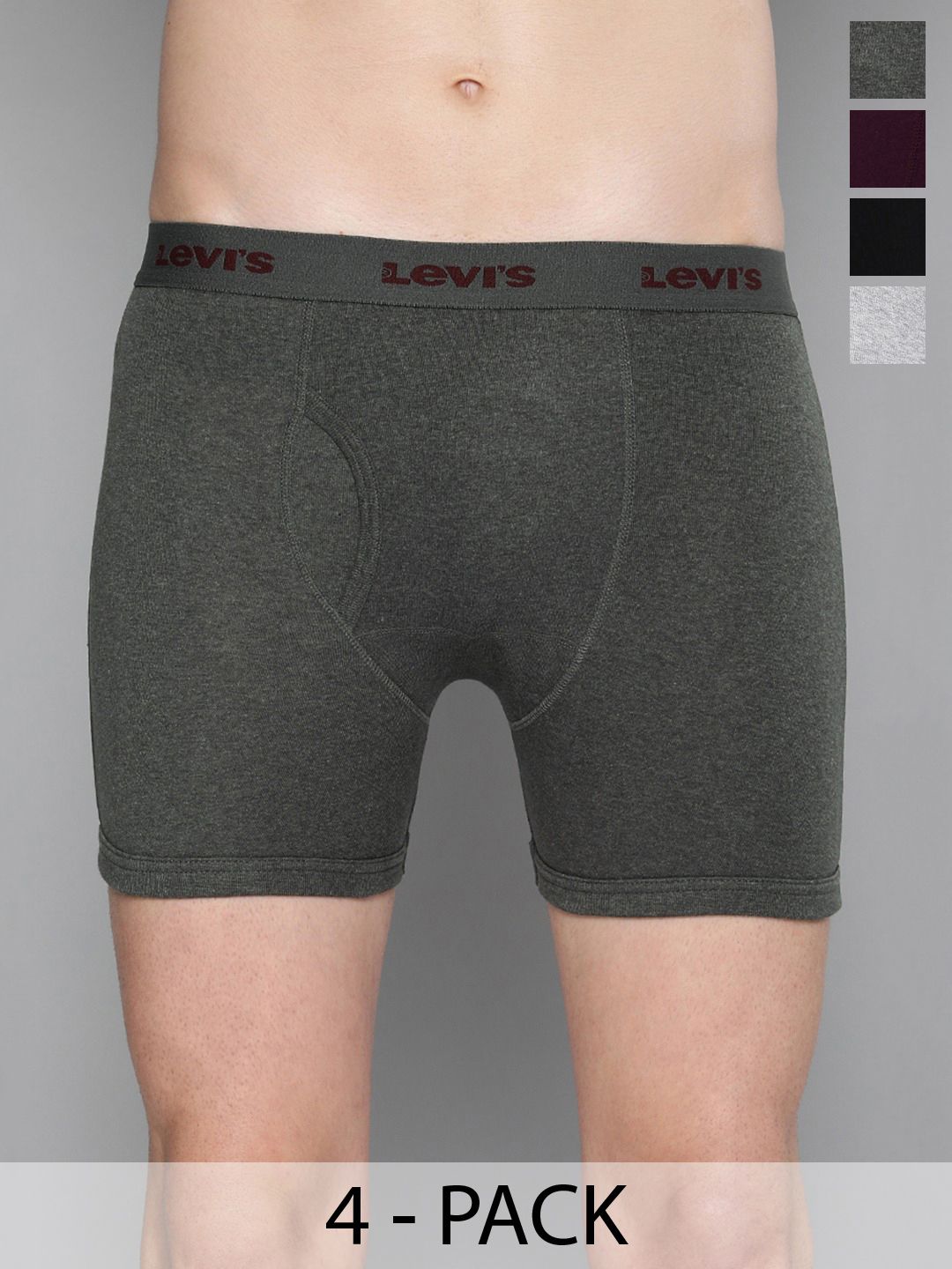 Levis Pack Of 4 Mid-Rise Cotton Trunks 14447646-1-9261119