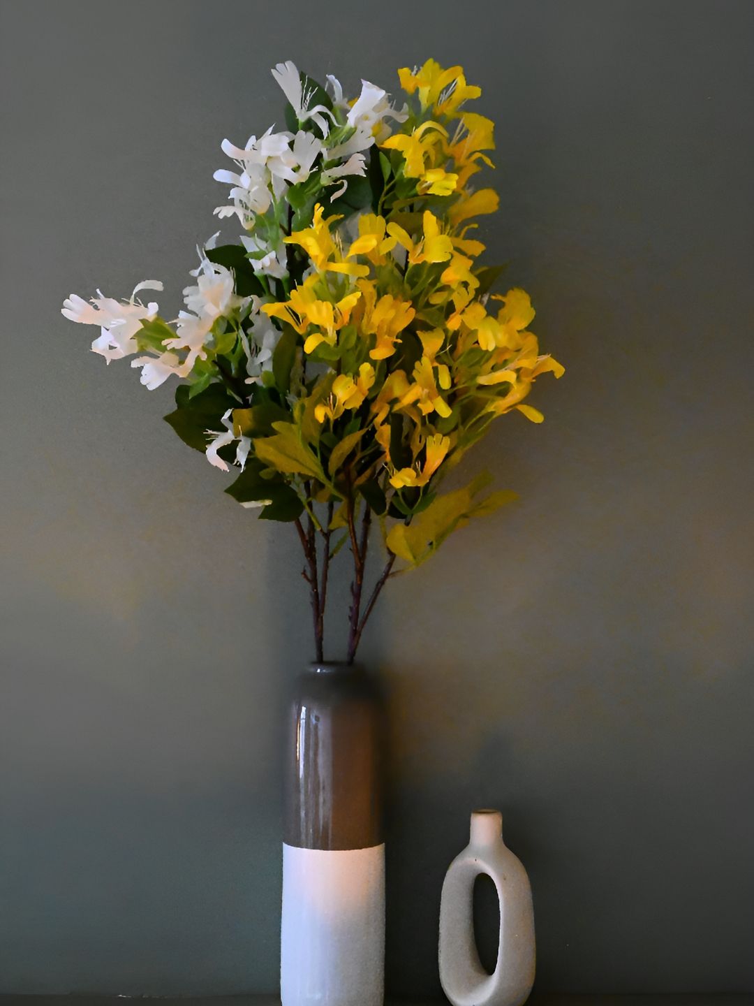 Blooming Floret Yellow Honeysuckle Artificial Flower