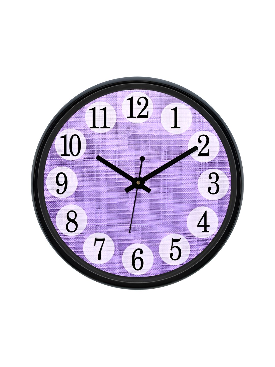 Aura Classic & Modern Stylish Plastic Handcrafted Round Battery Analogue Wall Clock-30.5cm