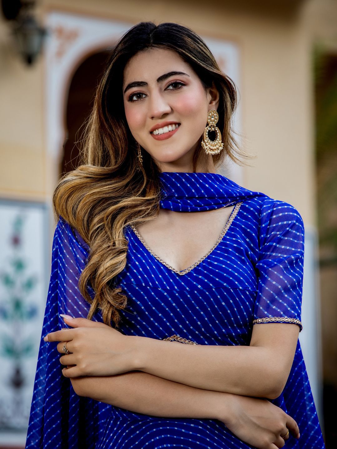 Bandhani Gotta Patti Printed Lehenga Choli With Dupatta 2