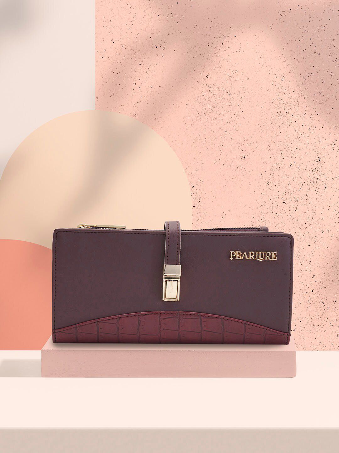 Pearlure Women PU Two Fold Wallet