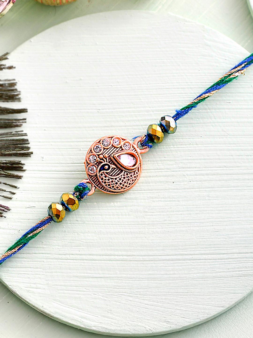 Divine Krishna Thread Mens Rakhi For Brother