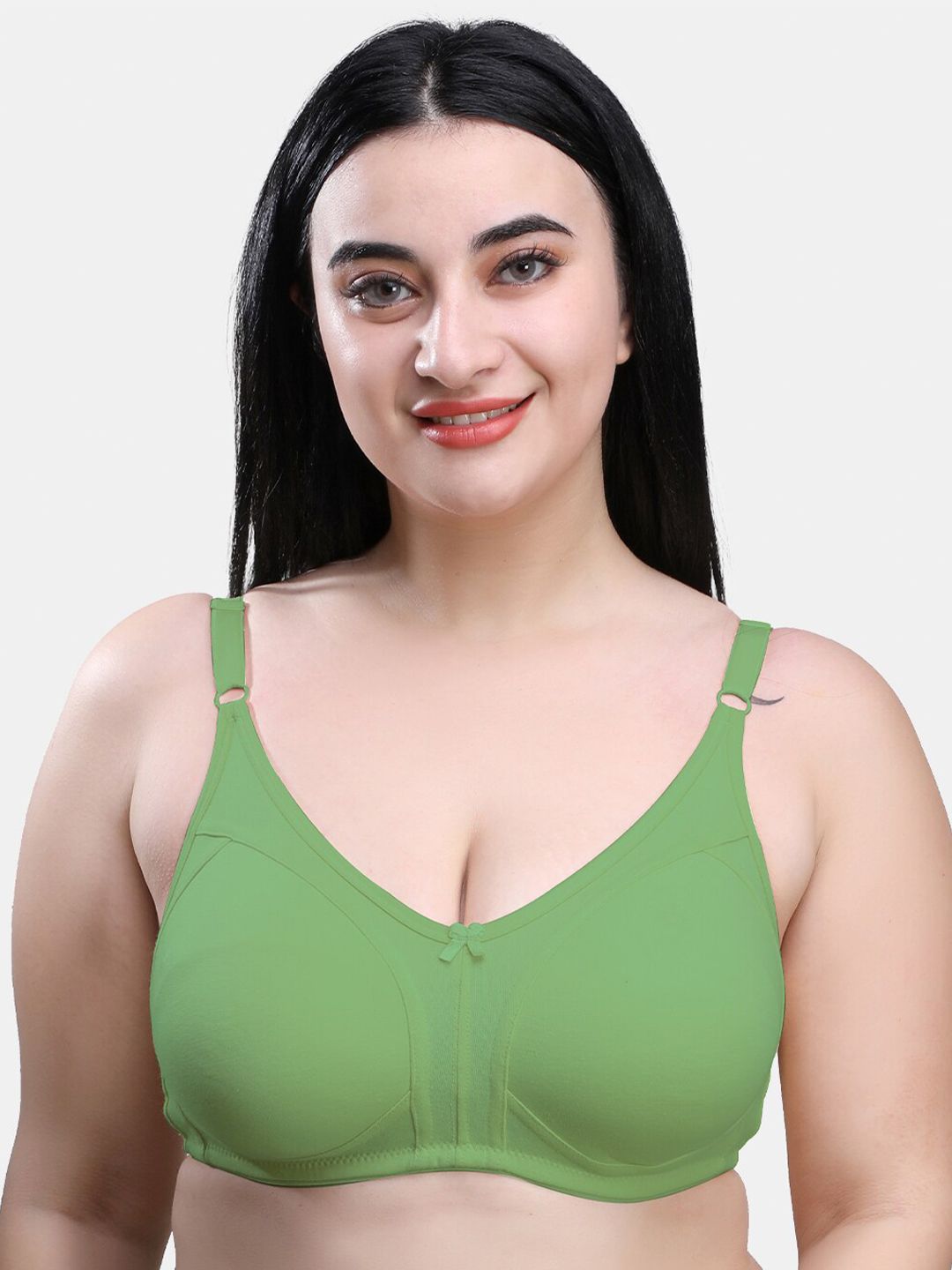 MAROON Full Coverage Non Padded Minimizer Bra With All Day Comfort