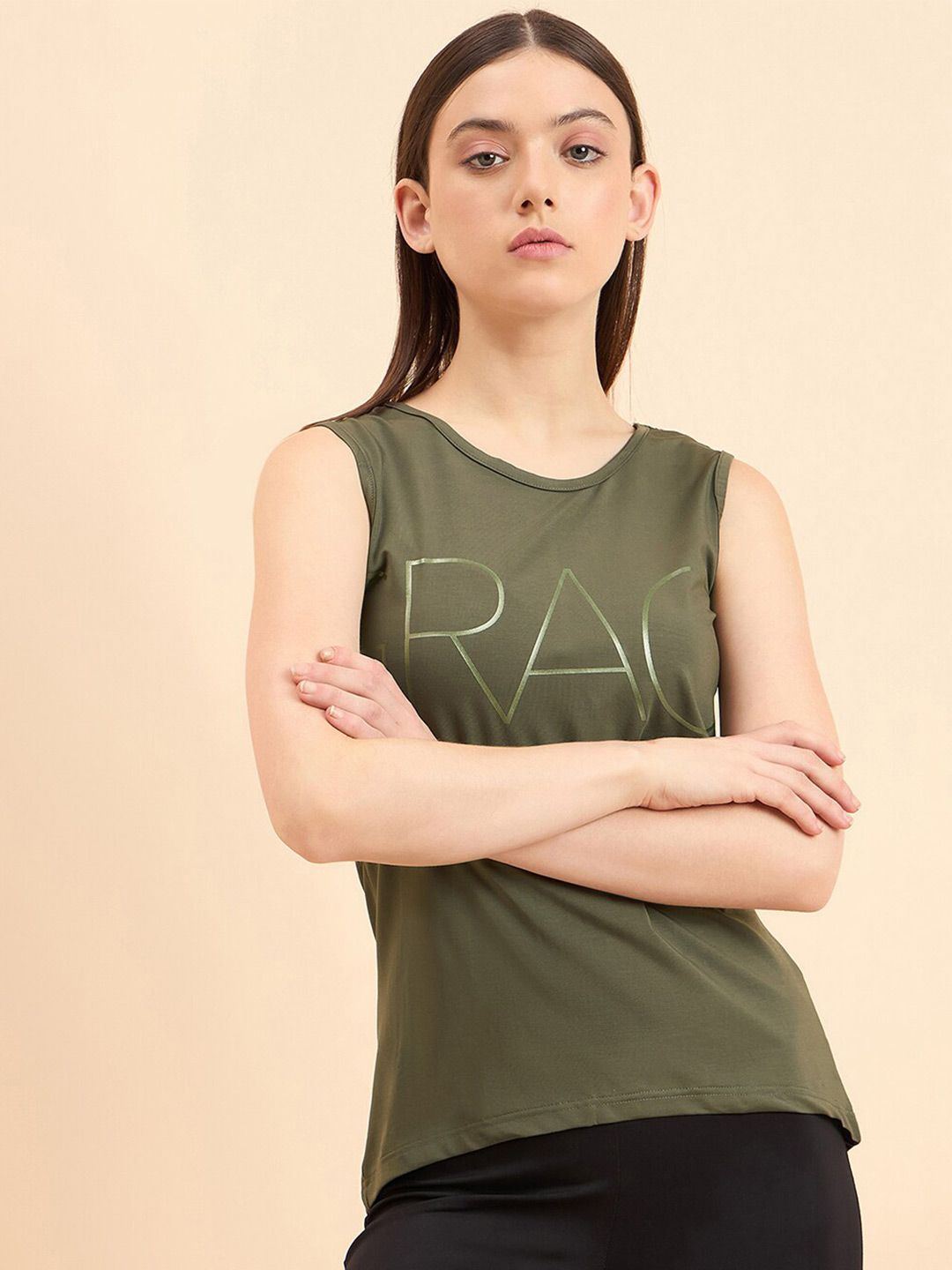 Sweet Dreams Women Printed Raw Edge T-shirt