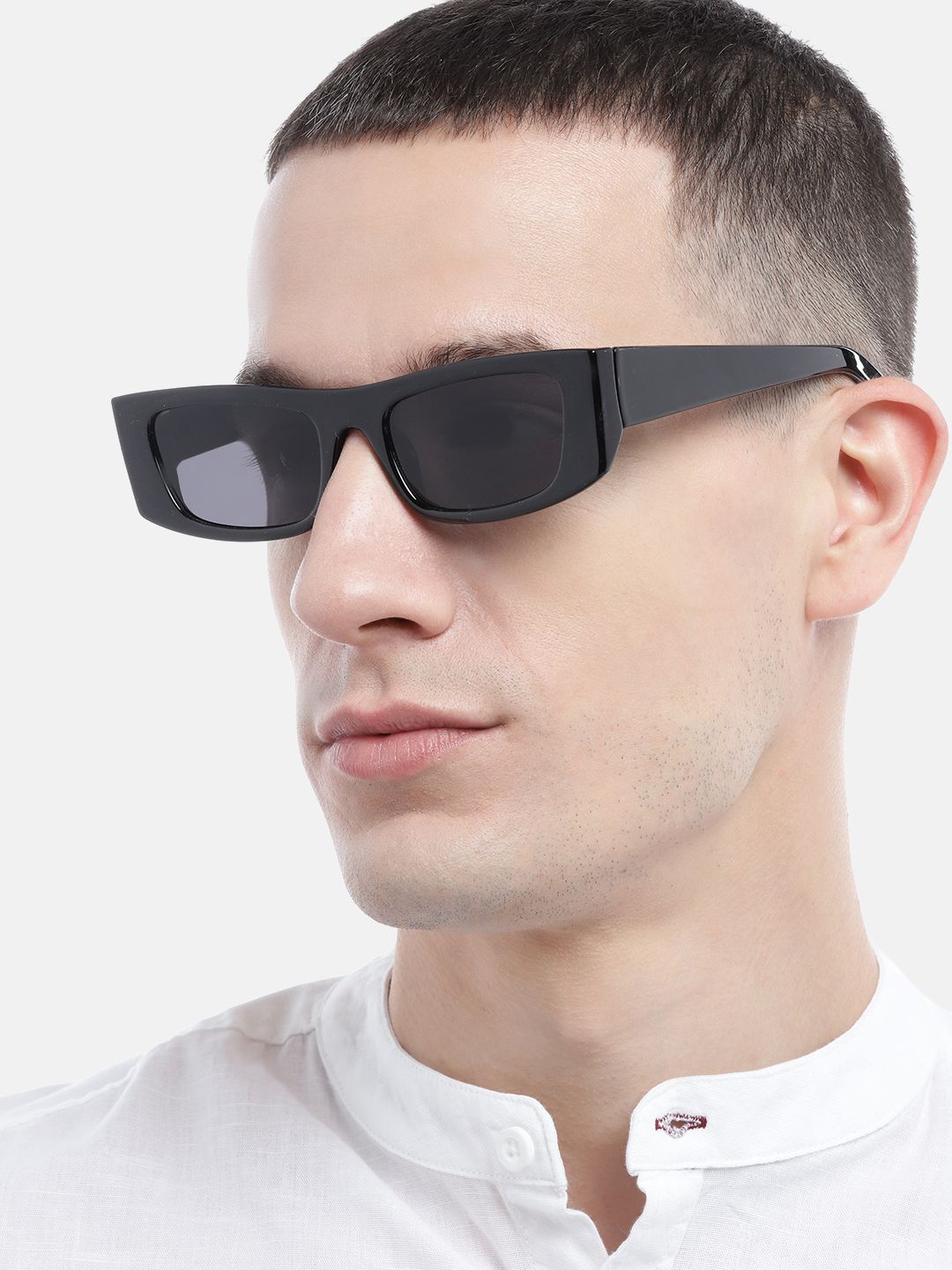 Buy Carlton London Men Rectangle Sunglasses With UV Protected Lens -  - Accessories for Men