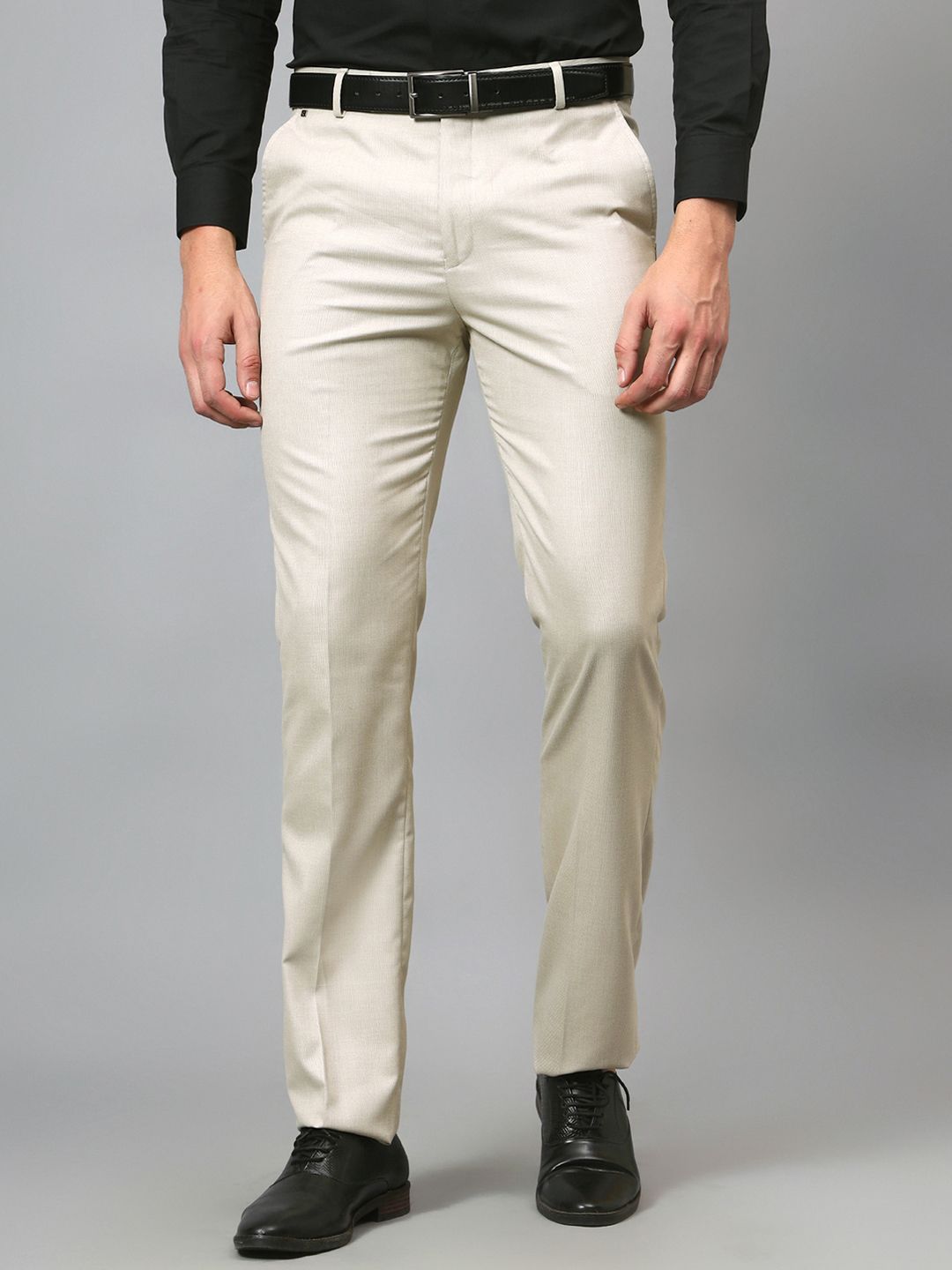 Cantabil Men Mid-Rise Formal Trousers