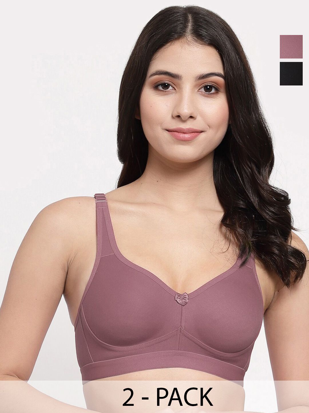 Buy College Girl Pack Of 2 Full Coverage Lightly Padded Minimizer Bra All Day Comfort -  - Apparel for Women
