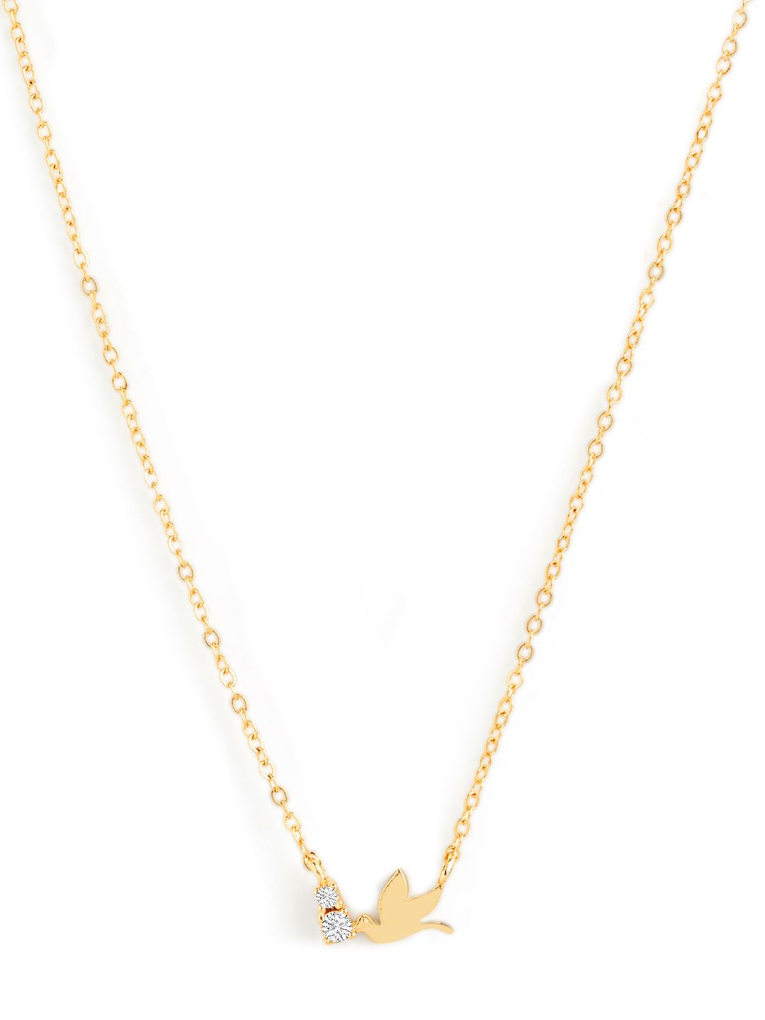 MINUTIAE Brass Gold-Plated Necklace With Chain