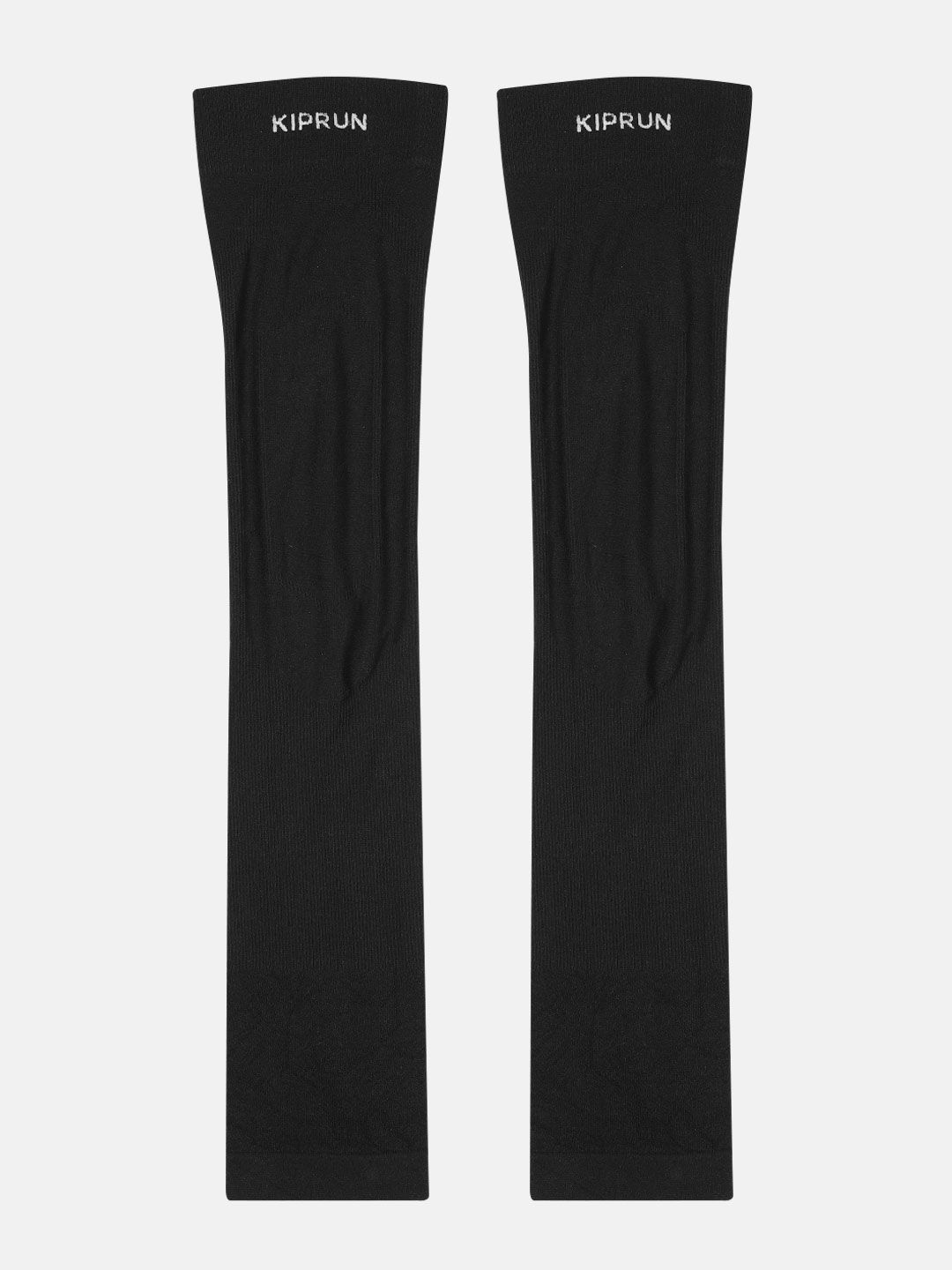 Decathlon Kiprun - Unisex Black Easy to Move UV Protected Running Arm and Hand Sleeves