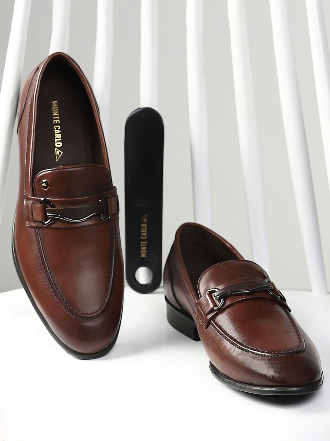 Monte Carlo Men Formal Leather Loafer Shoes