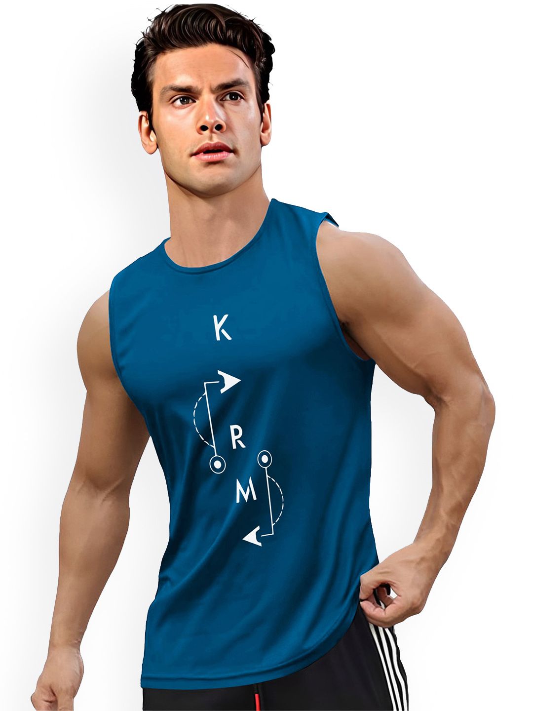 AUSK Printed Sleeveless Gym Innerwear Vest