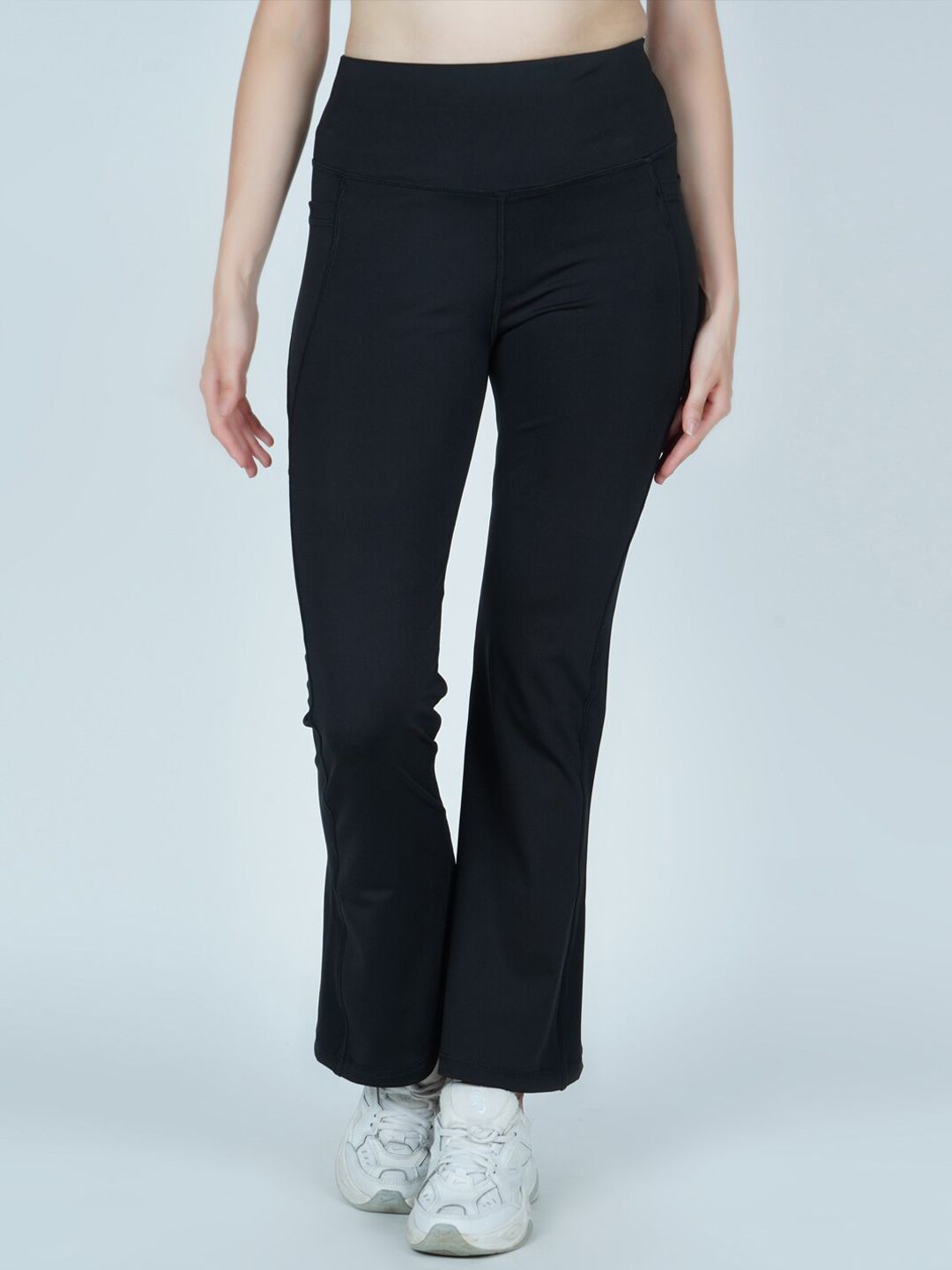 SHYAM SONS FLAIR Women High Rise Bootcut Track Pant