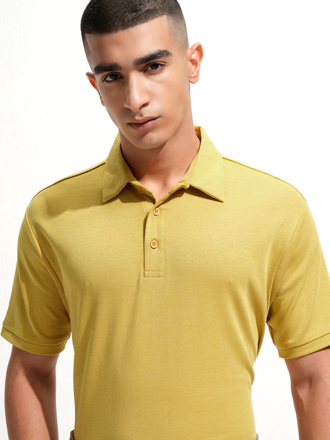 Highlander Men Half Sleeve Polo Collar Tshirt