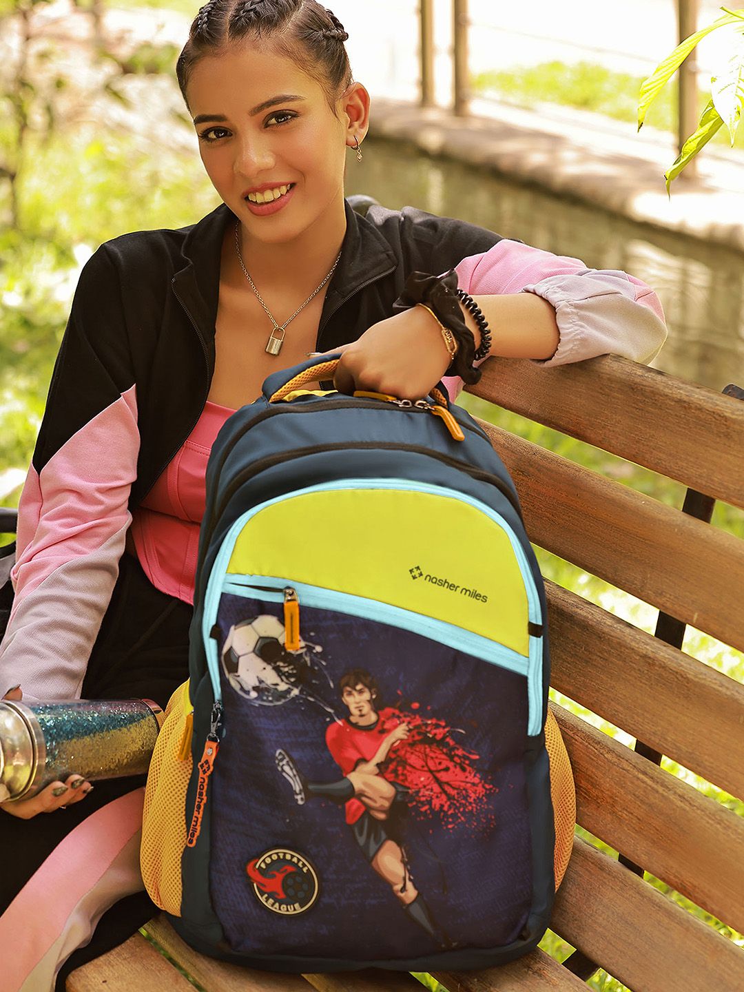 Buy Nasher Miles Graphic Printed Small Ergonomic Laptop Compartment Structured Backpacks -  - Accessories for Unisex